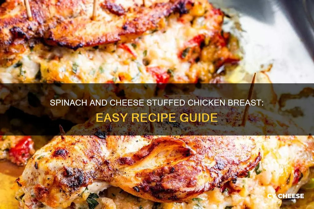 how to stuff a chicken breast with spinach and cheese