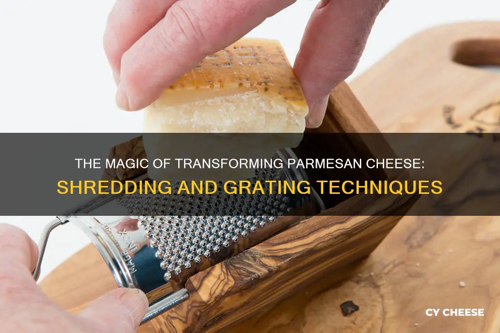 how to sub grated or shredded parmesan cheese