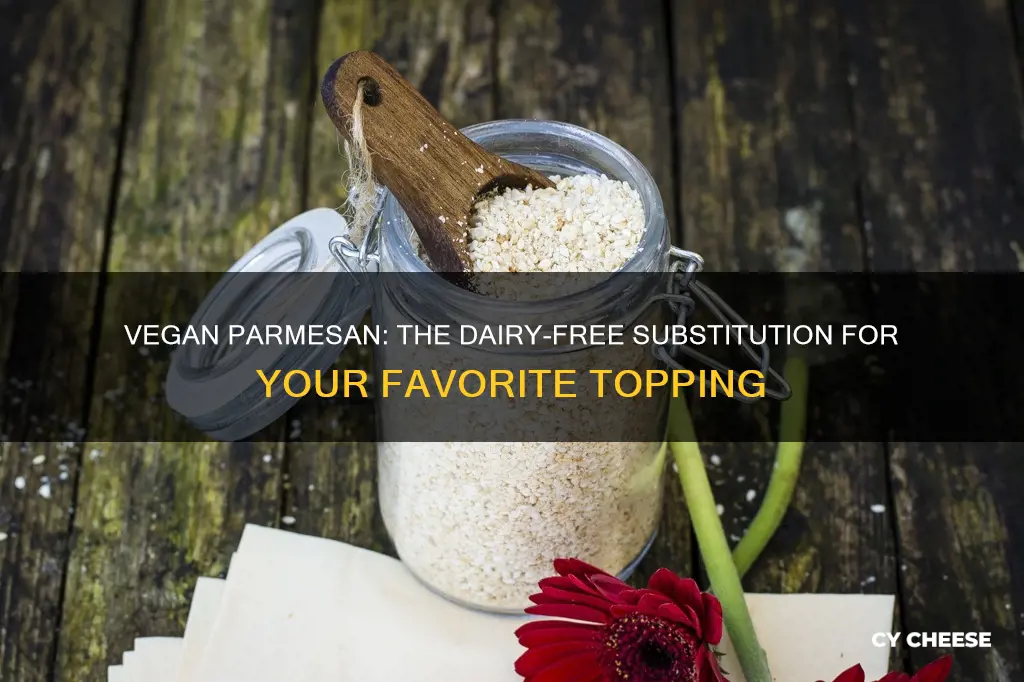 how to sub parmesan cheese for vegan parmesan cheese