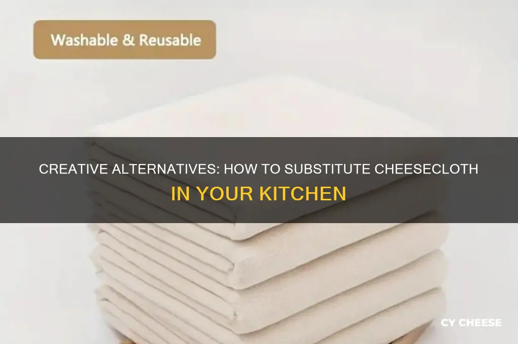 how to substitute cheese cloth