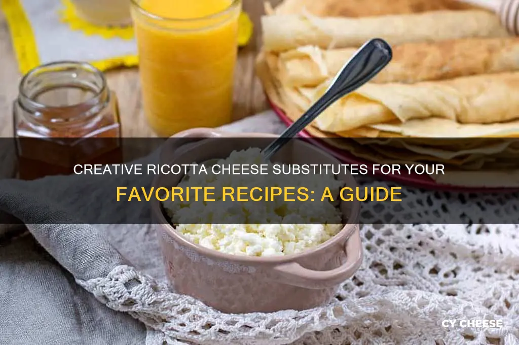 how to substitute ricotta cheese