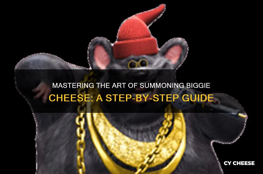 how to summon biggie cheese