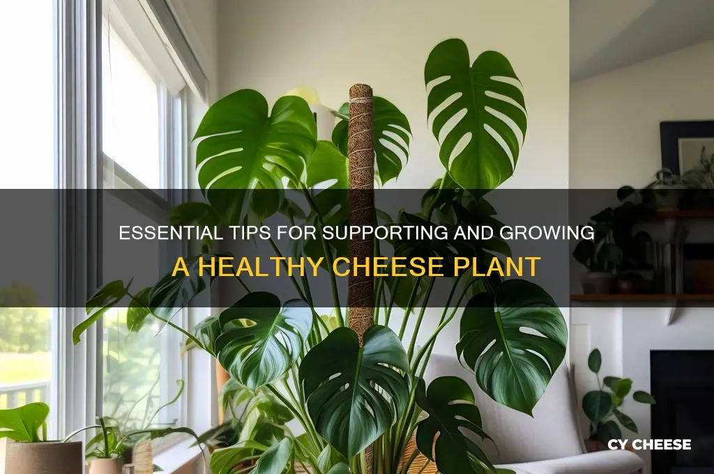 how to support cheese plant