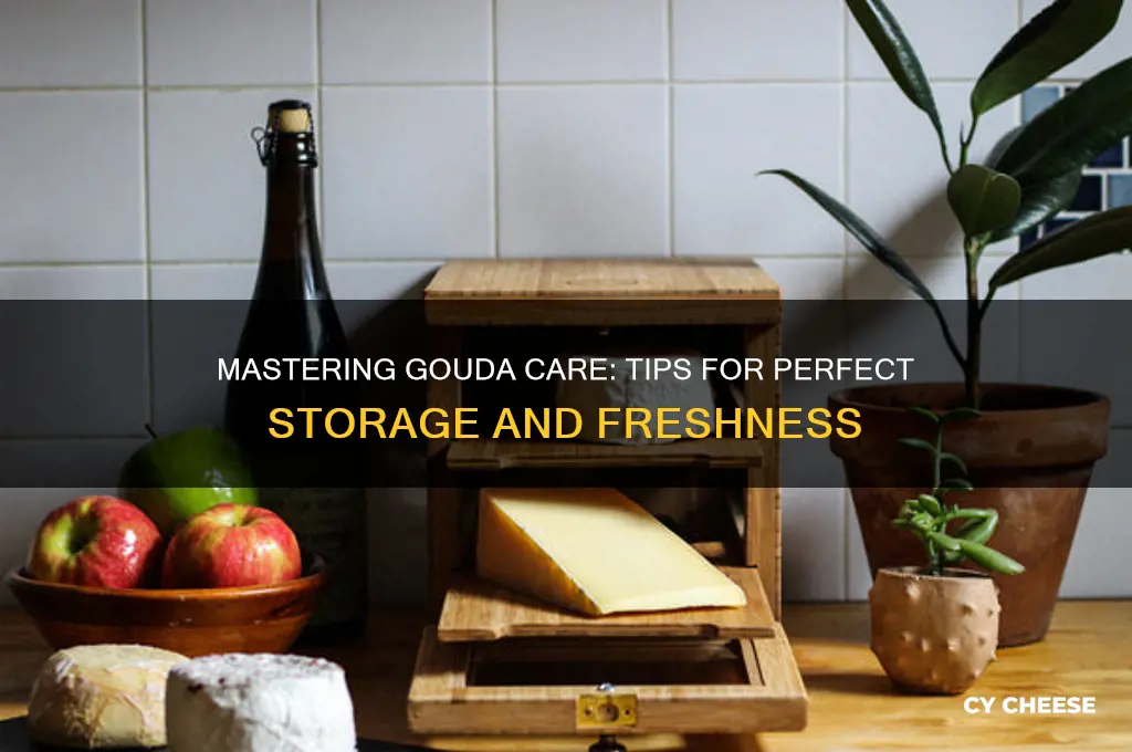 how to take care of my gouda cheese