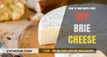 Removing the White Mold from Brie Cheese: A Simple Guide