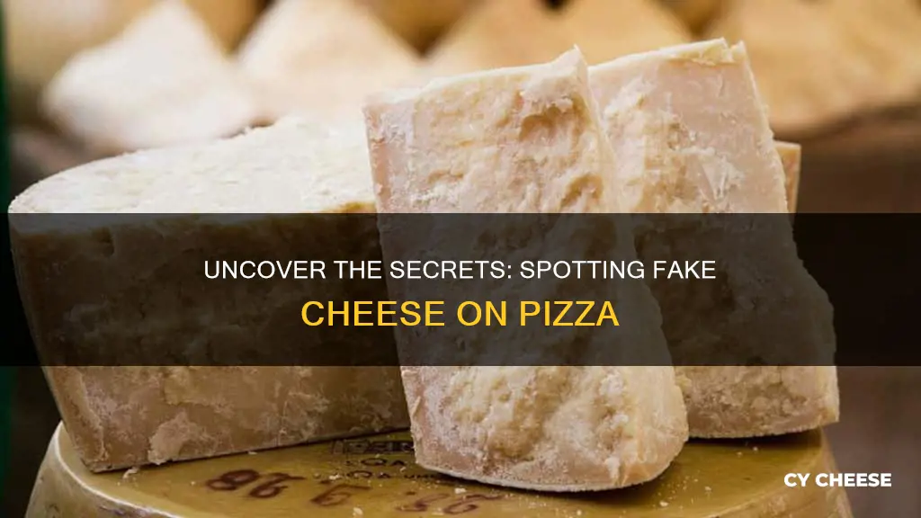 how to tell fake cheese on pizza