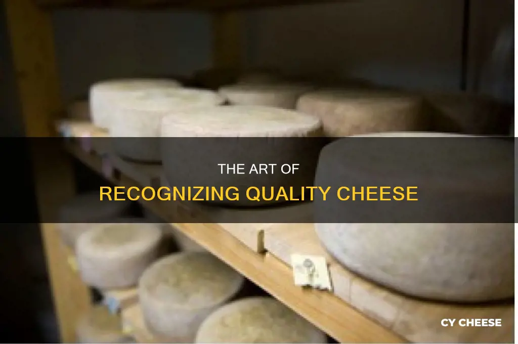 how to tell good cheese