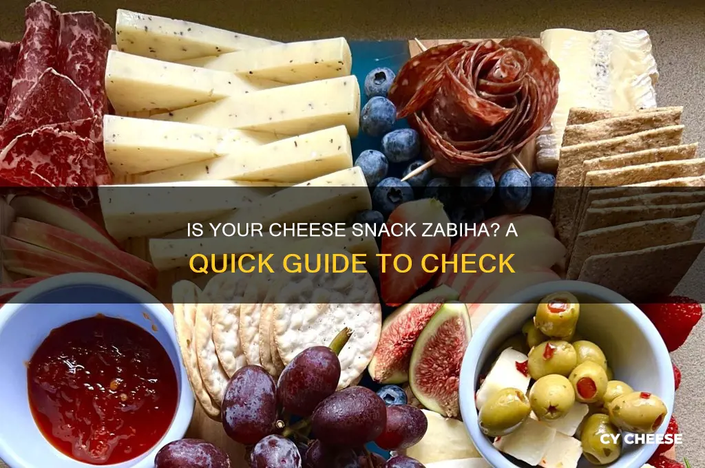 how to tell if a cheese snack is zabiha