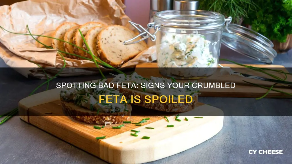 how to tell if crumbled feta cheese is bad