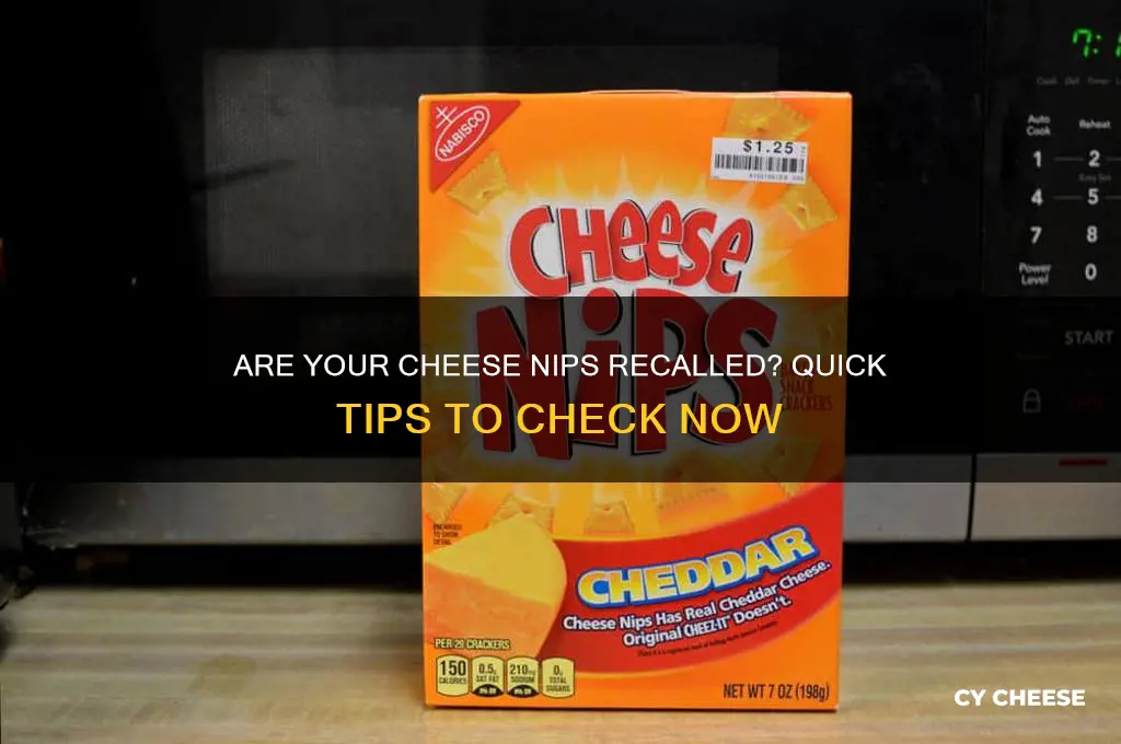 how to tell if my cheese nips are recalled