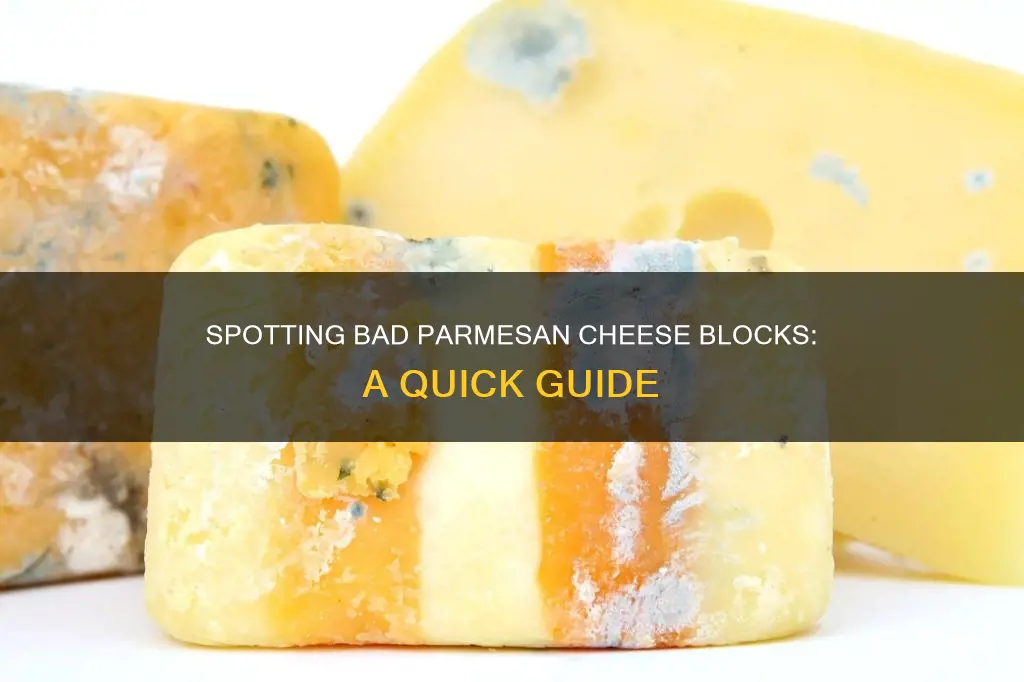 how to tell if parmesan cheese block is bad