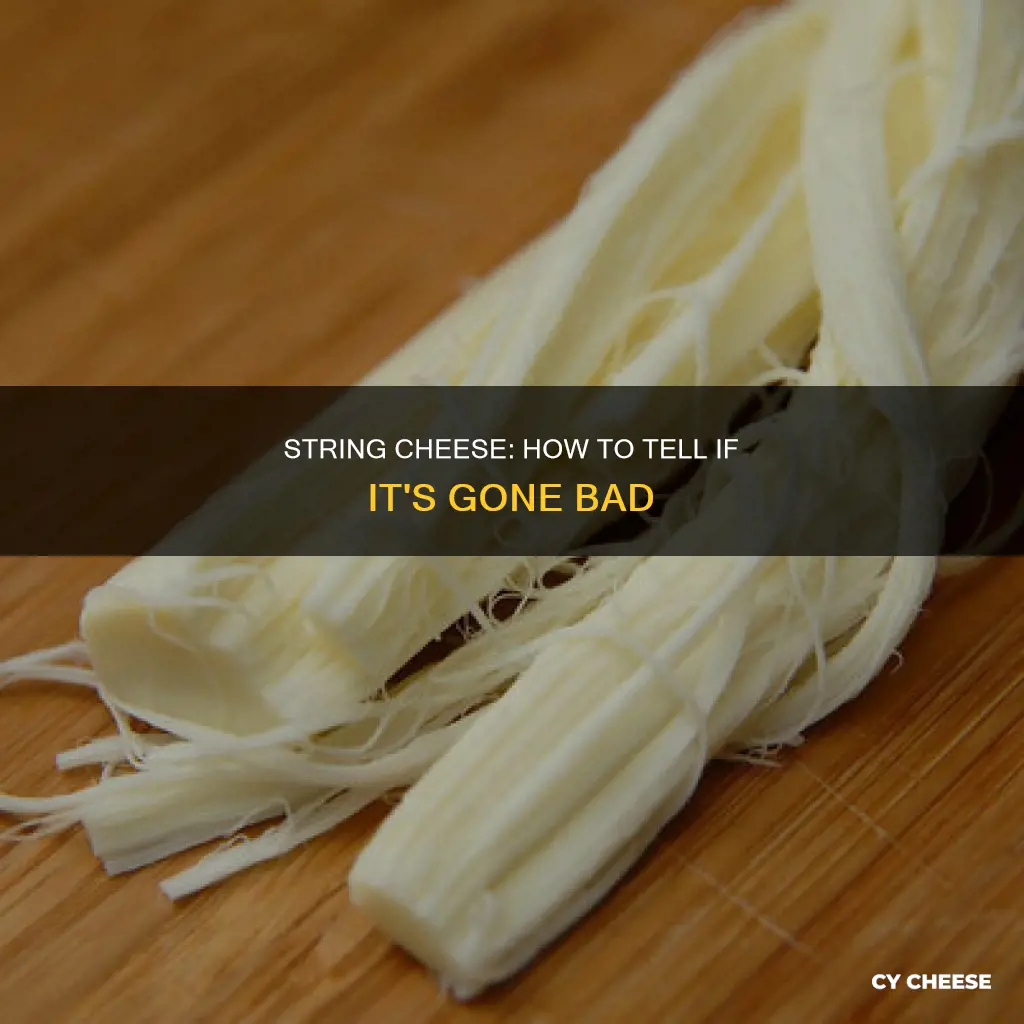 how to tell if string cheese is bad