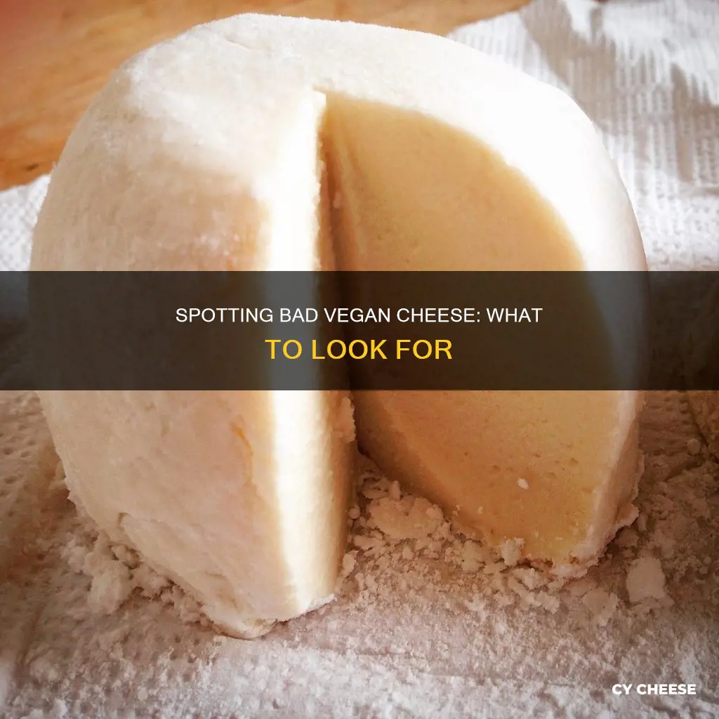 how to tell if vegan cheese is bad