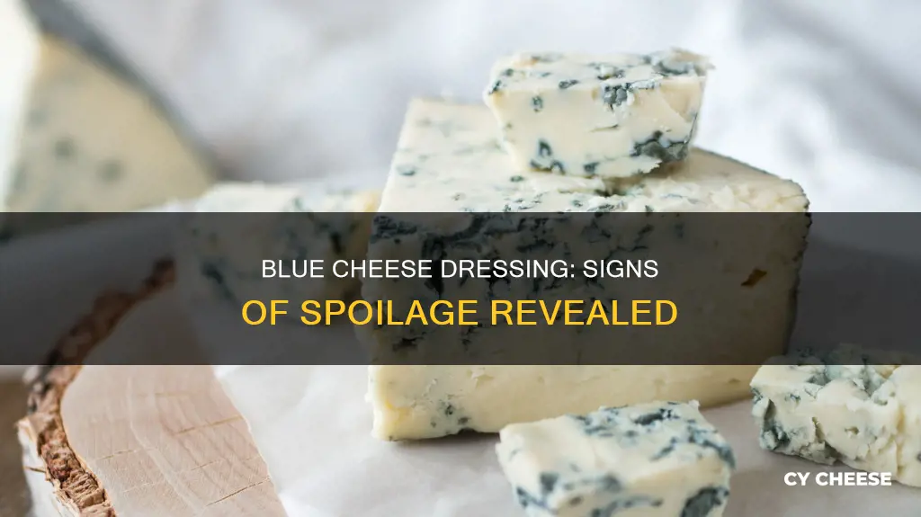 how to tell when blue cheese dressing goes bad