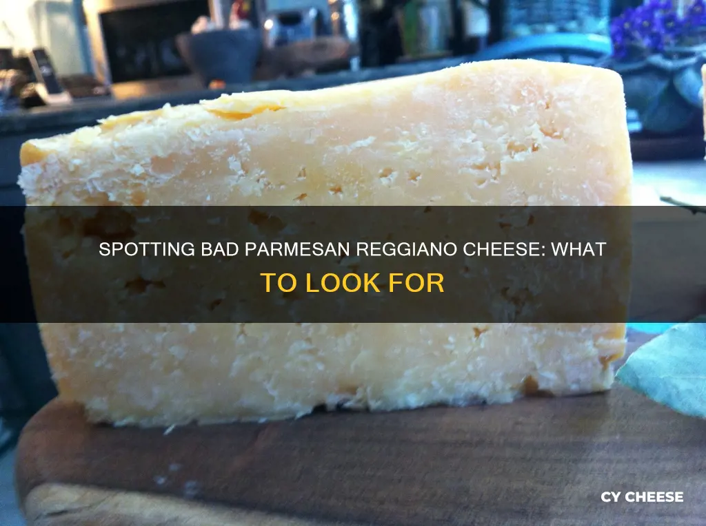 how to tell when parmesan reggiano cheese is bad
