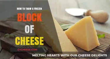 Quickly Thawing Frozen Cheese: Safe and Effective Methods Revealed