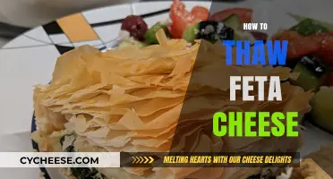 The Best Way to Thaw Feta Cheese