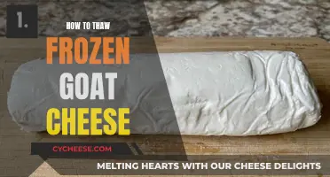 Thawing Frozen Goat Cheese: Quick and Easy Methods Revealed