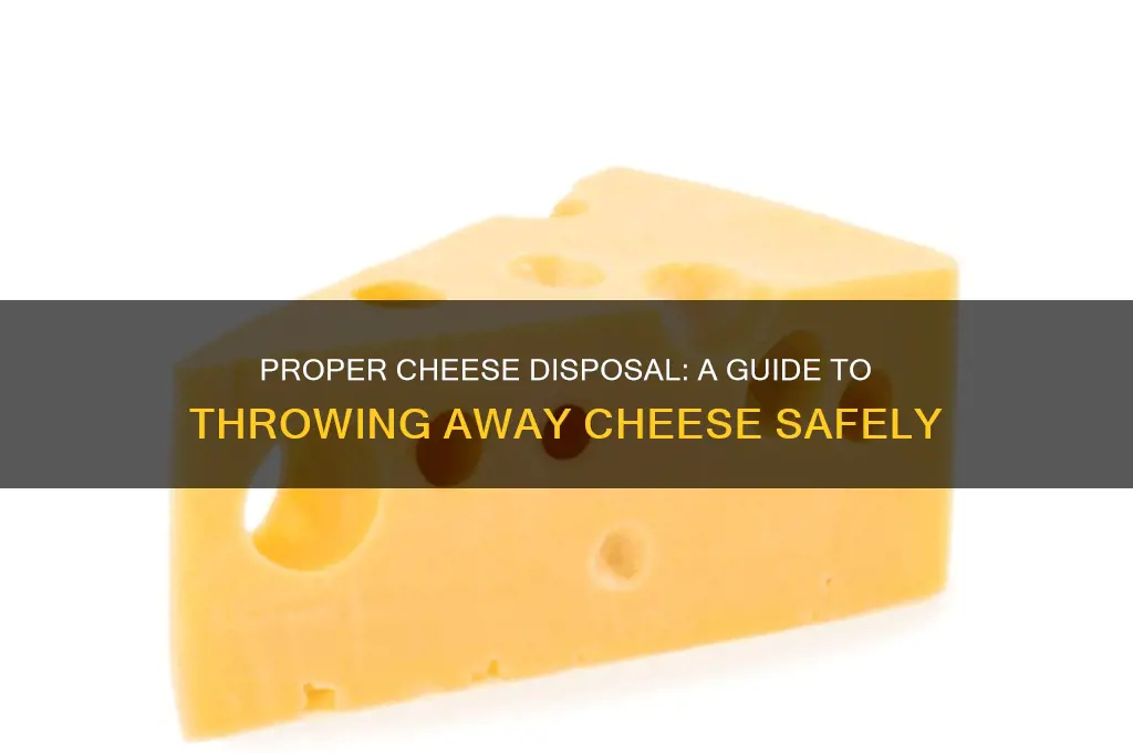 how to throw away cheese
