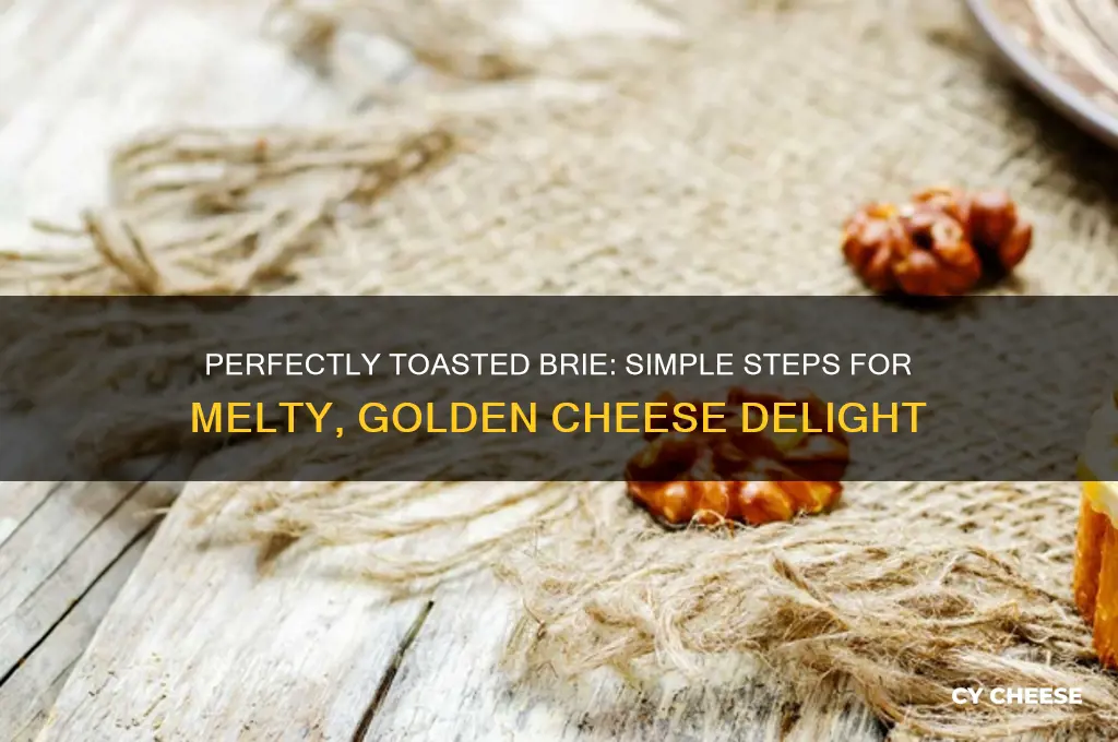 how to toast brie cheese