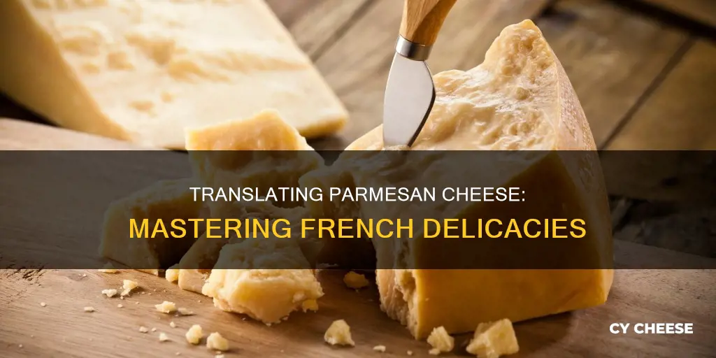 how to translate parmesan cheese into french