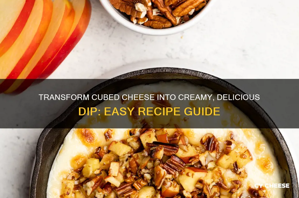 how to turn cubed cheese into cheese dip