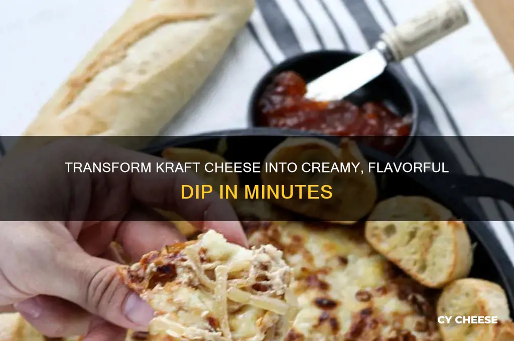 how to turn kraft cheese into a dip