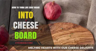 Crafting a Stunning Live Edge Wood Cheese Board: A DIY Guide