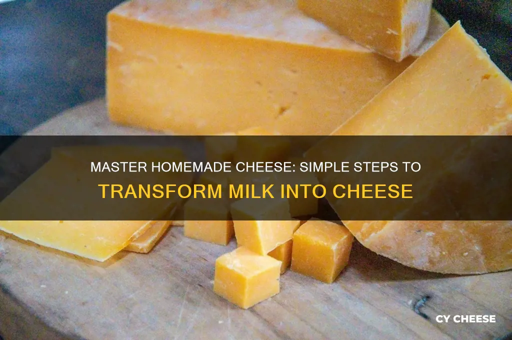 how to turn milk into cheese at home