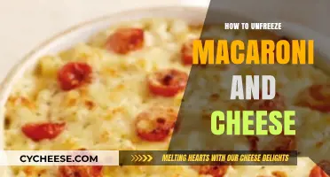 Unfreezing Mac and Cheese: A Quick Guide