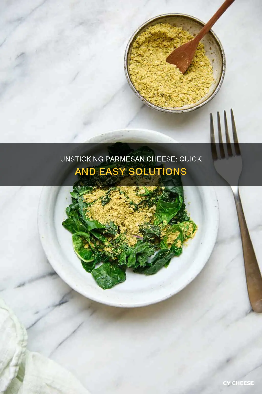 how to unstick parmesan cheese