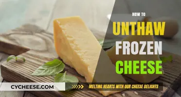 Safely Thawing Frozen Cheese: Quick Tips for Perfect Texture and Flavor