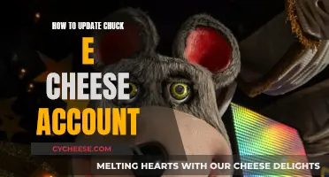 Updating Your Chuck E. Cheese Account: A Step-by-Step Guide