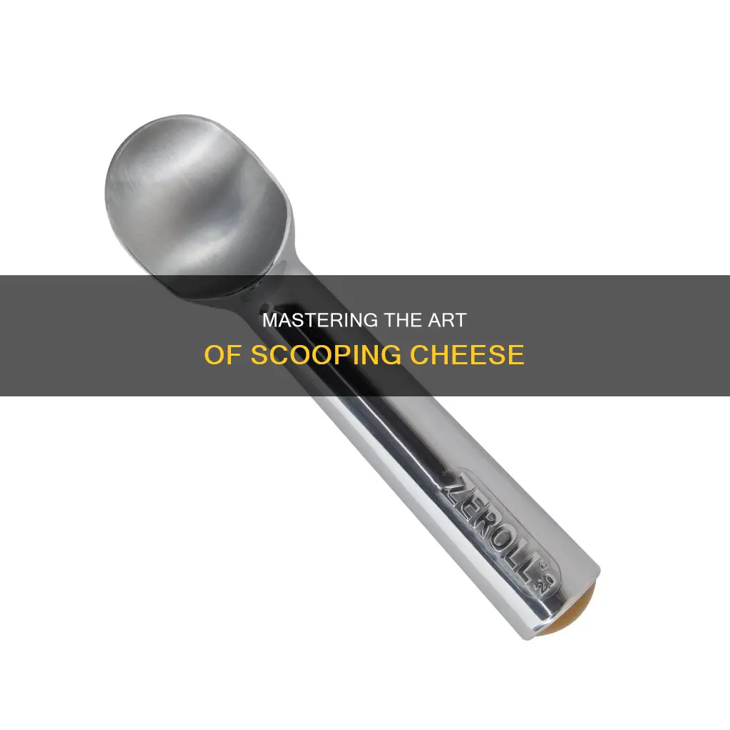 how to use a cheese scoop