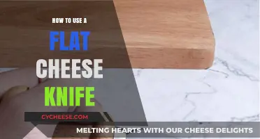 The Art of Using Flat Cheese Knives