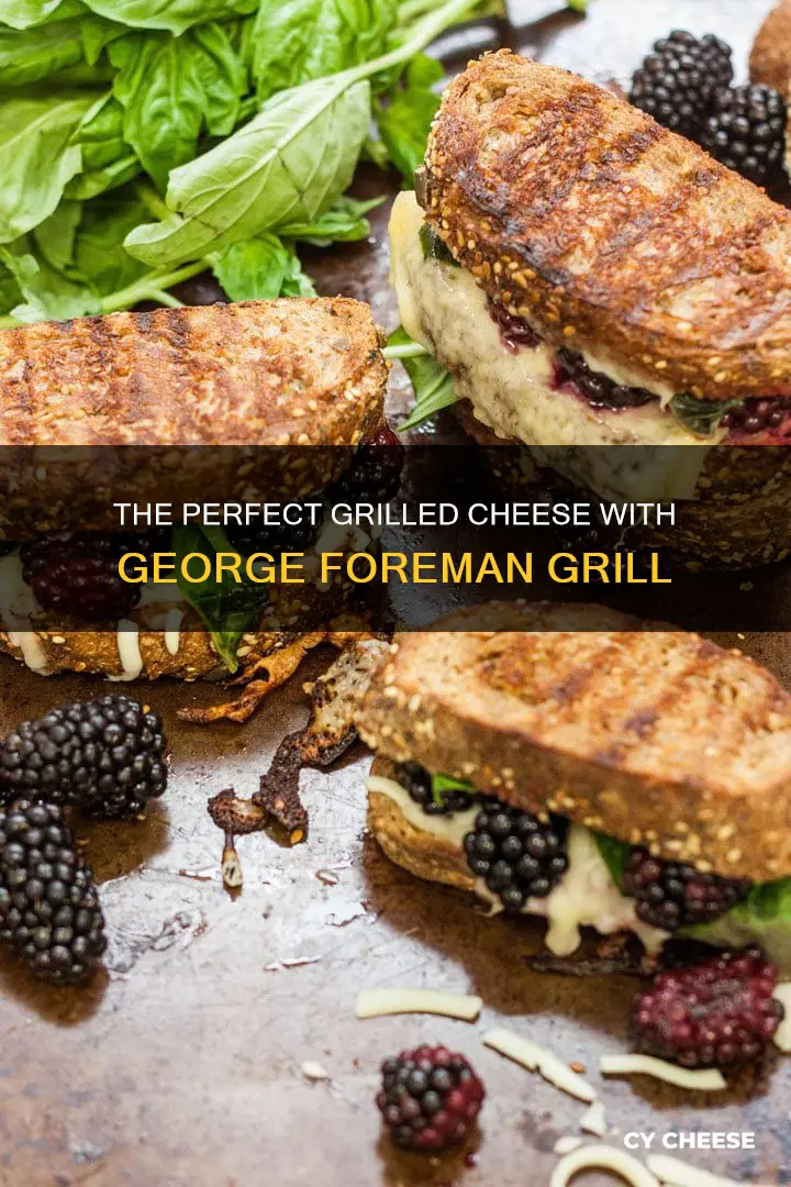how to use a george foreman grill for grilled cheese