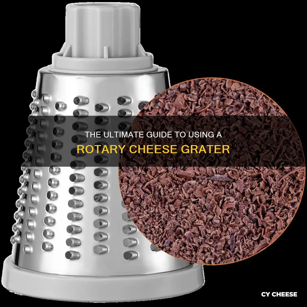 how to use a rotary cheese grater