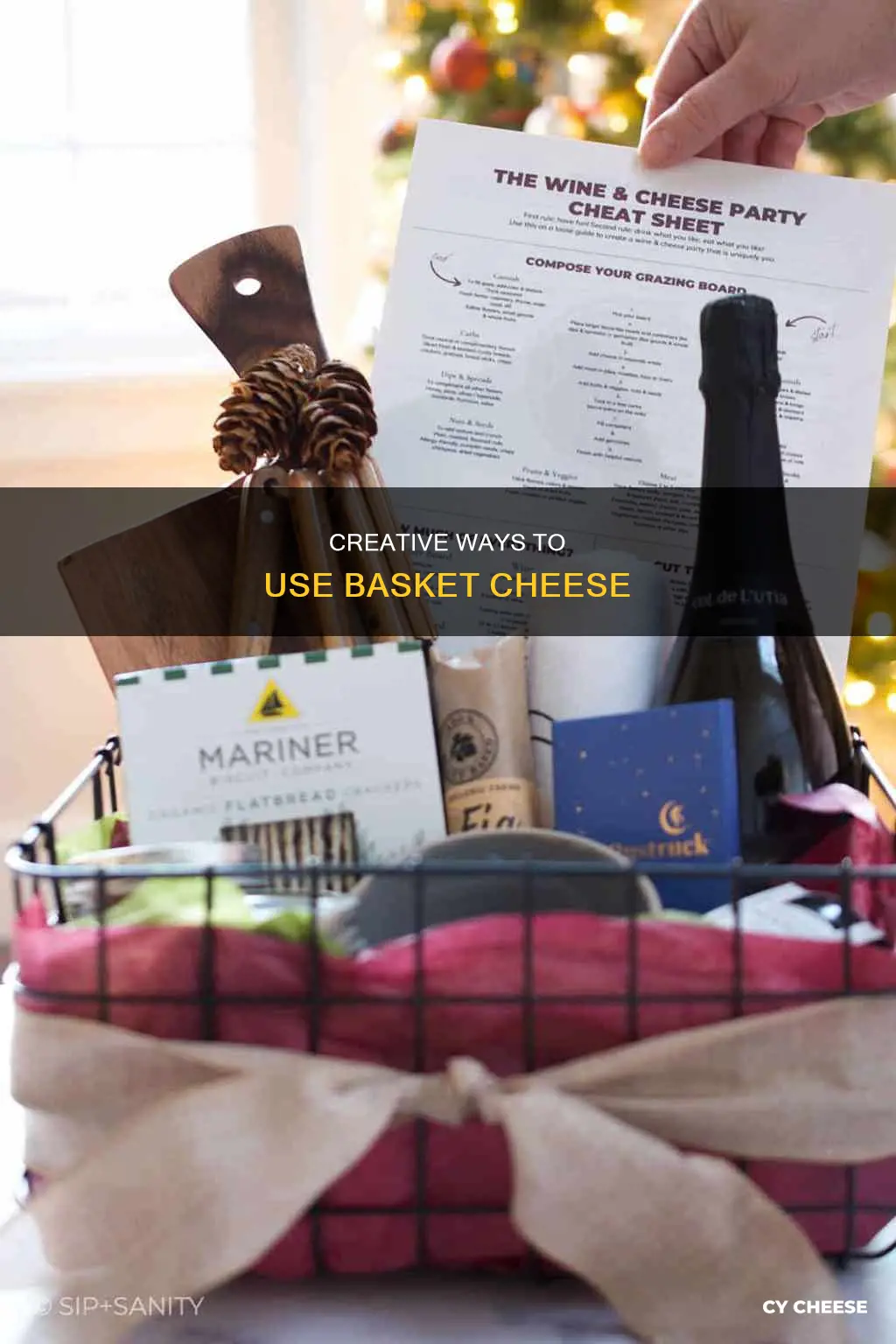 how to use basket cheese