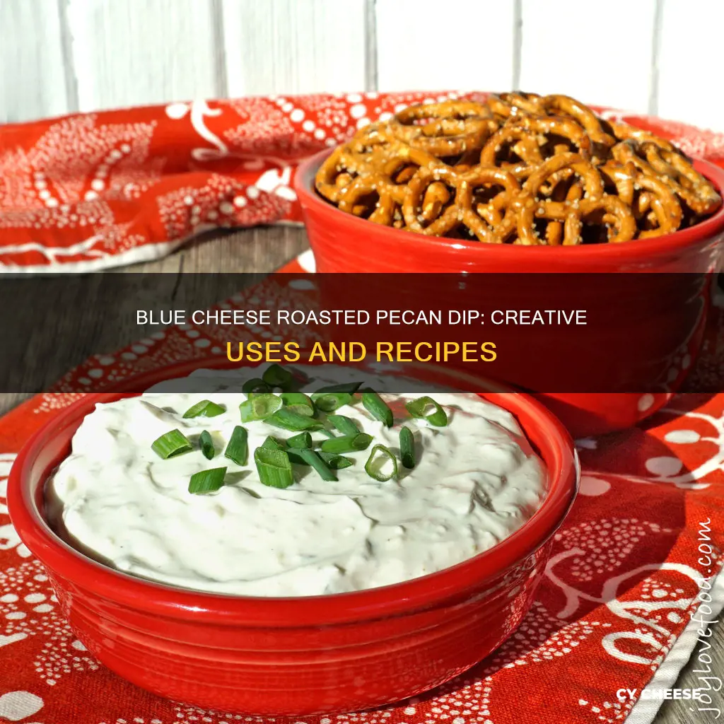 how to use blue cheese roasted pecan dip