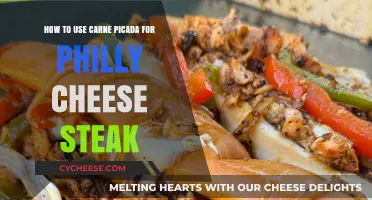 Philly Cheese Steak: Using Carne Picada for a Twist