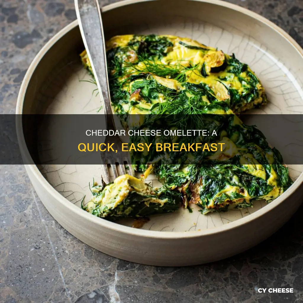 how to use cheddar cheese in omelette