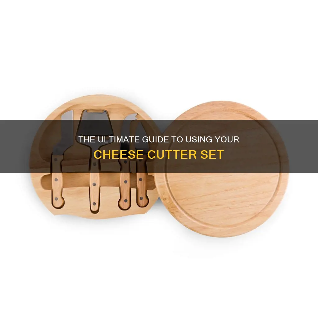 how to use cheese cutter set