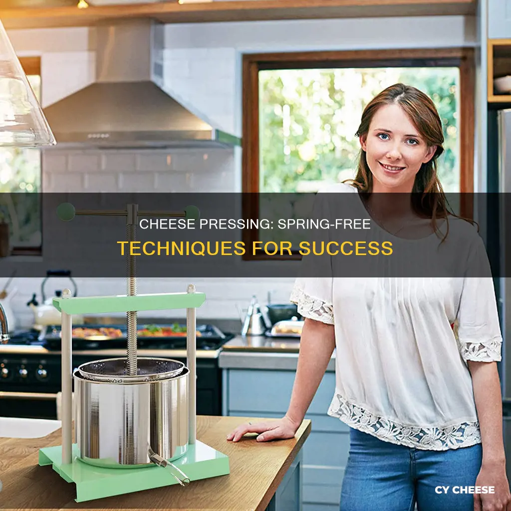 how to use cheese press no spring