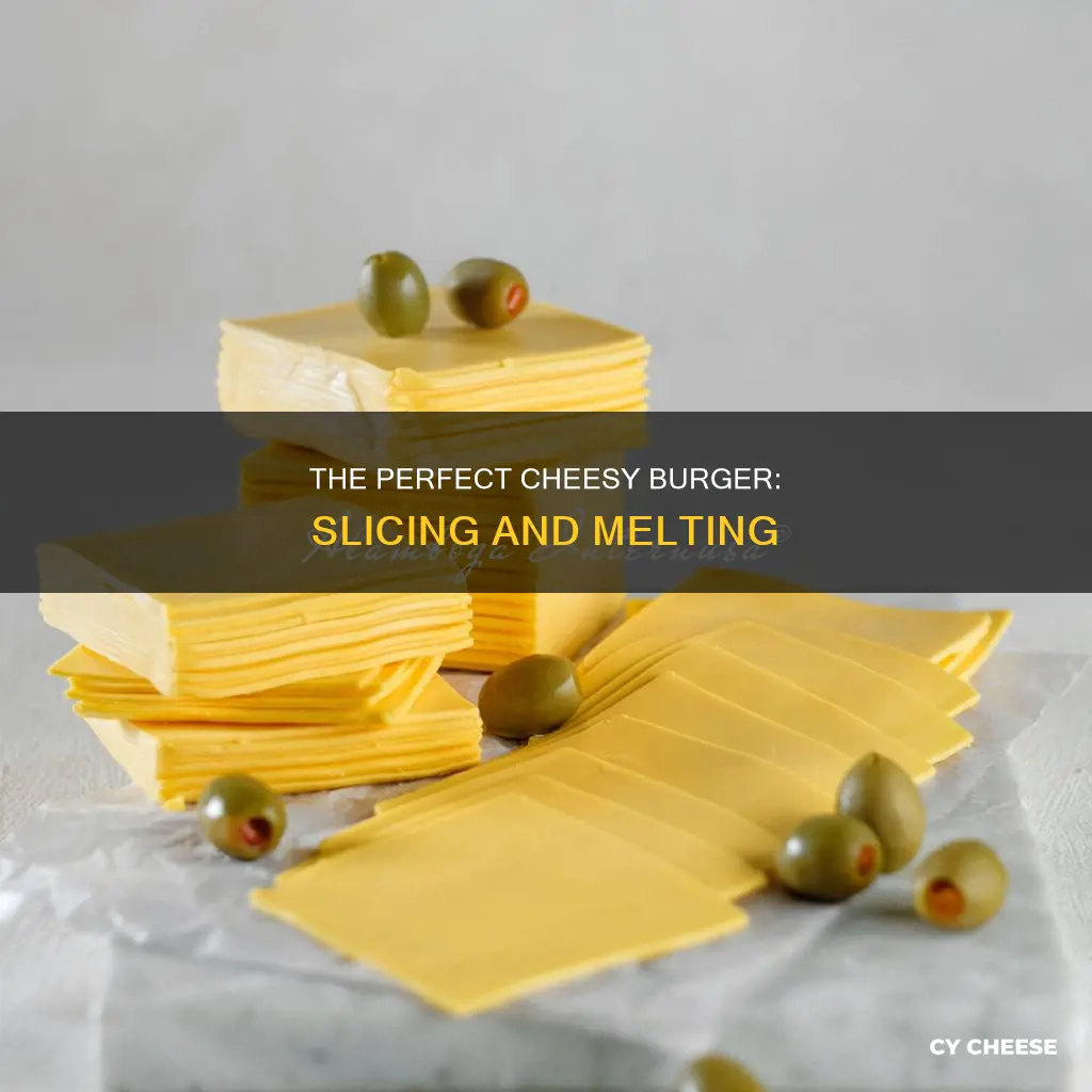 how to use cheese slice in burger