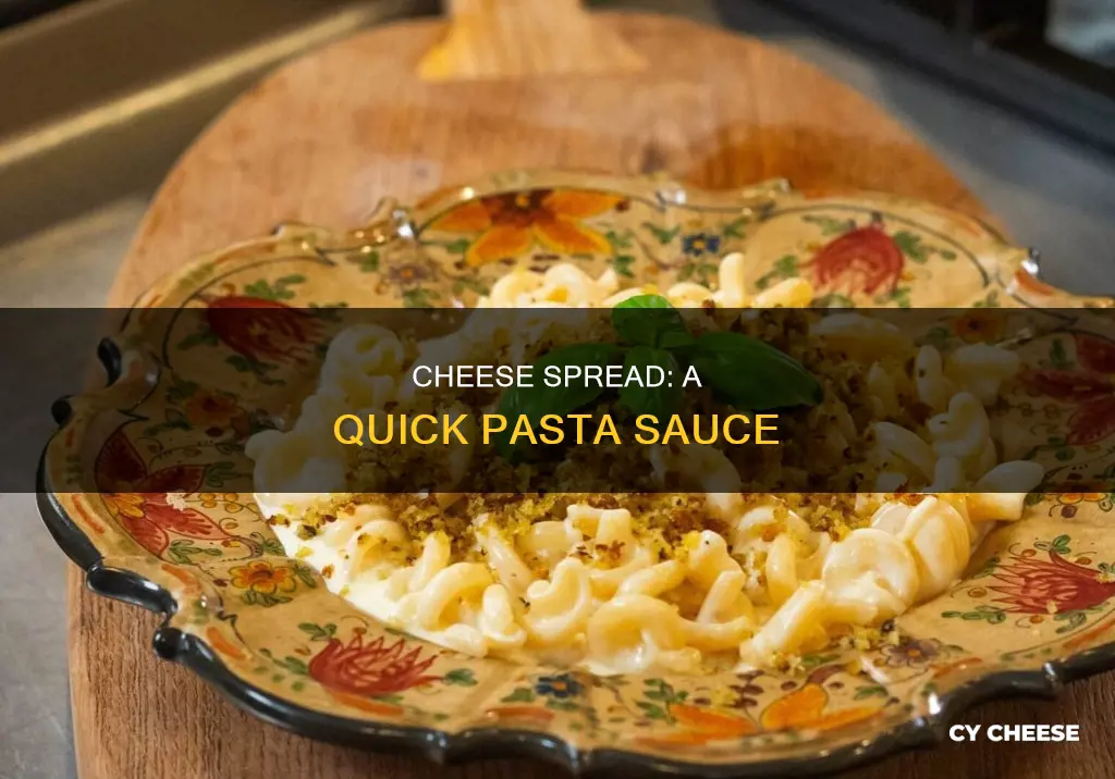 how to use cheese spread in pasta