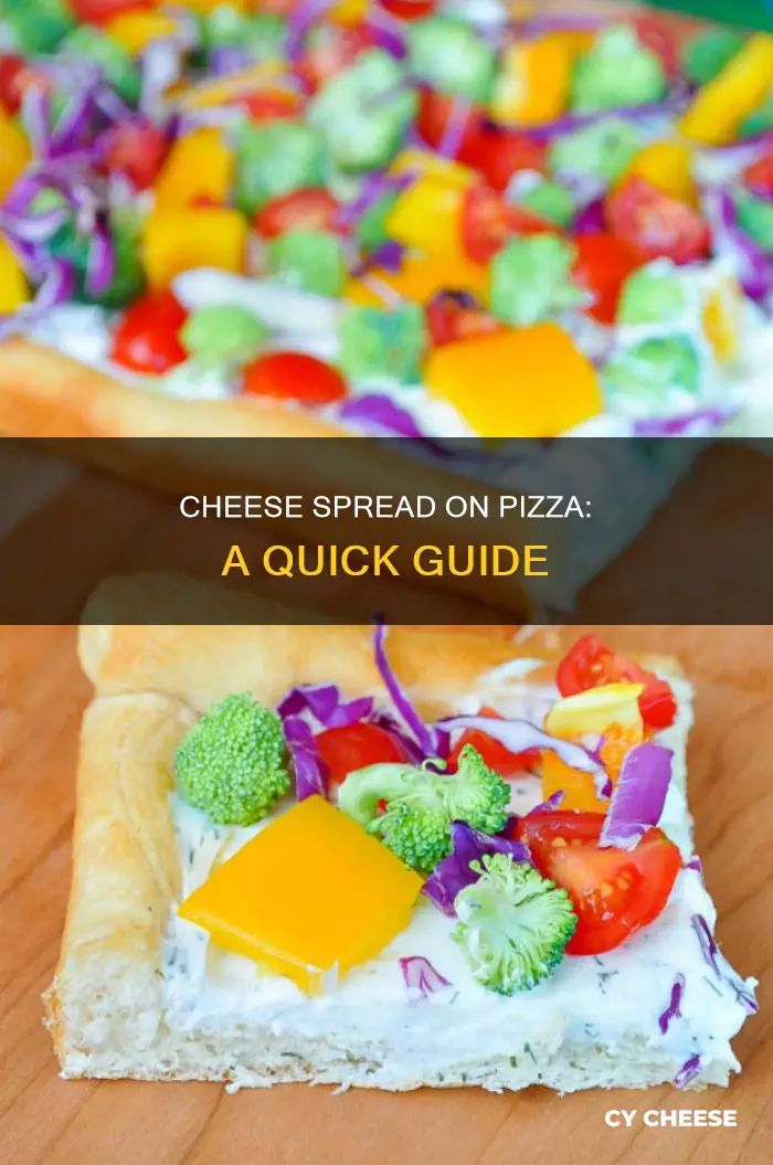 how to use cheese spread in pizza
