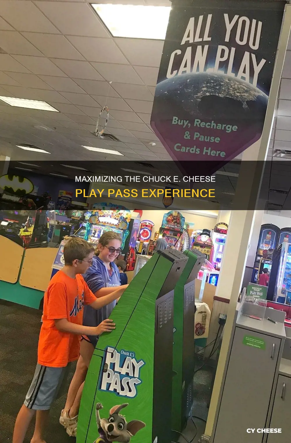 how to use chuck e cheese play pass