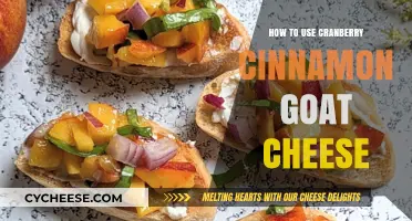 Creative Cranberry Cinnamon Goat Cheese Creations