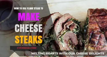 Flank Steak Cheesesteaks: A Tasty Twist on a Classic