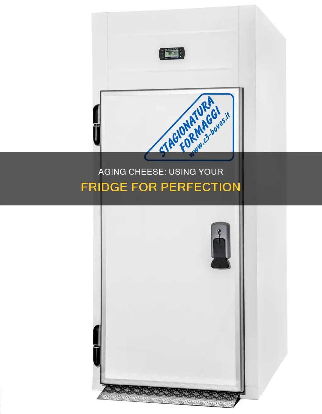 how to use fridge to age cheese